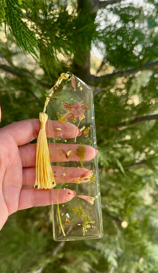 Orange Flower Bookmark