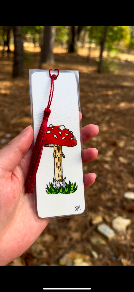 Red Mushroom Bookmark
