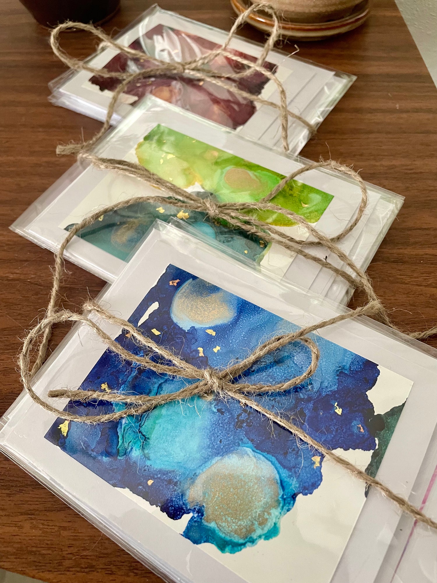 Alcohol Ink Cards