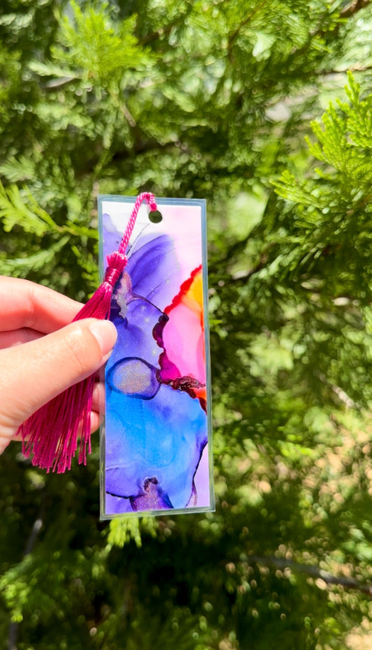Alcohol Ink Bookmark