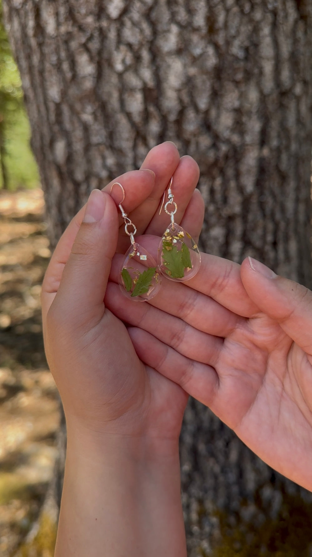 Fern Resin Earrings