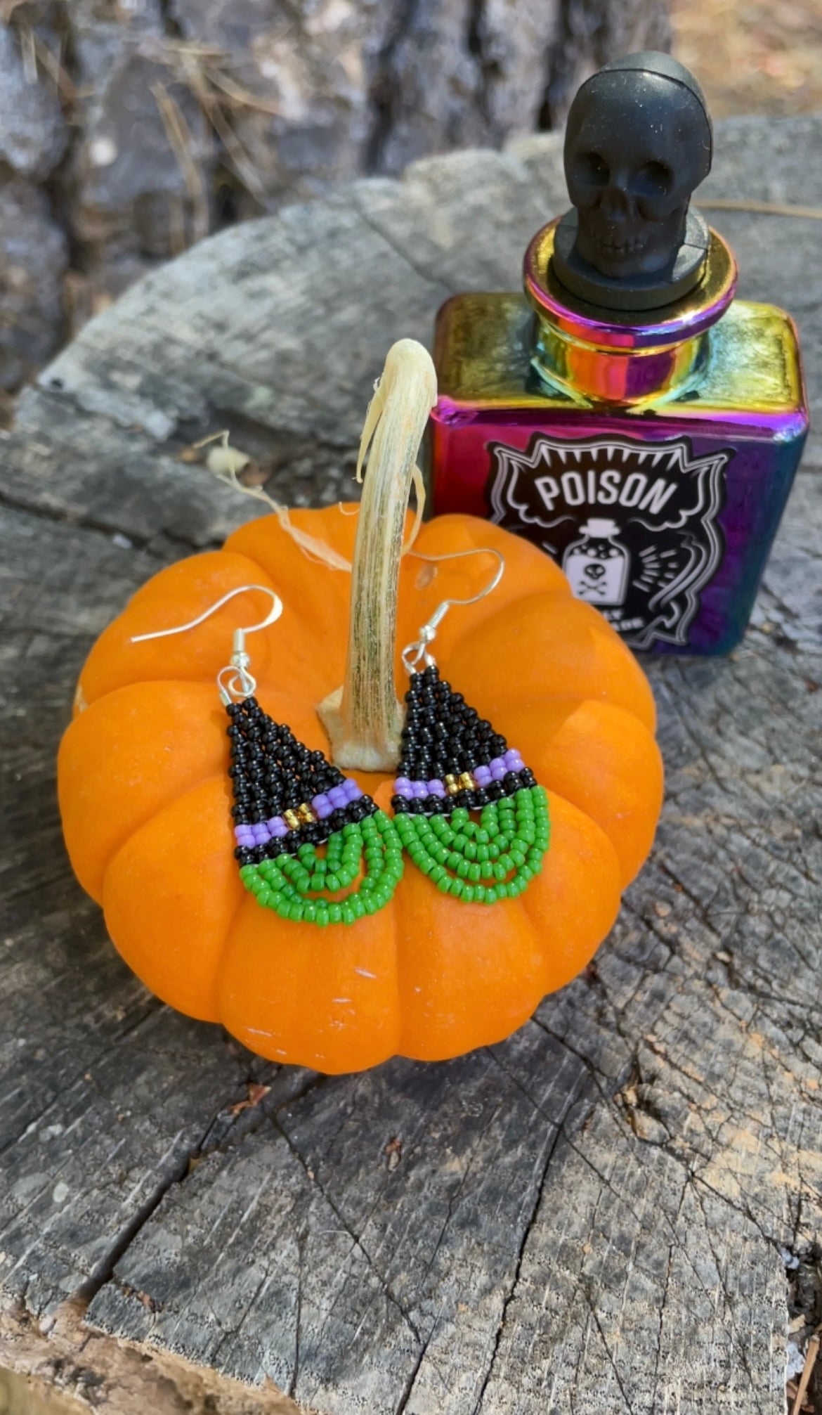 Witch Beaded Earrings