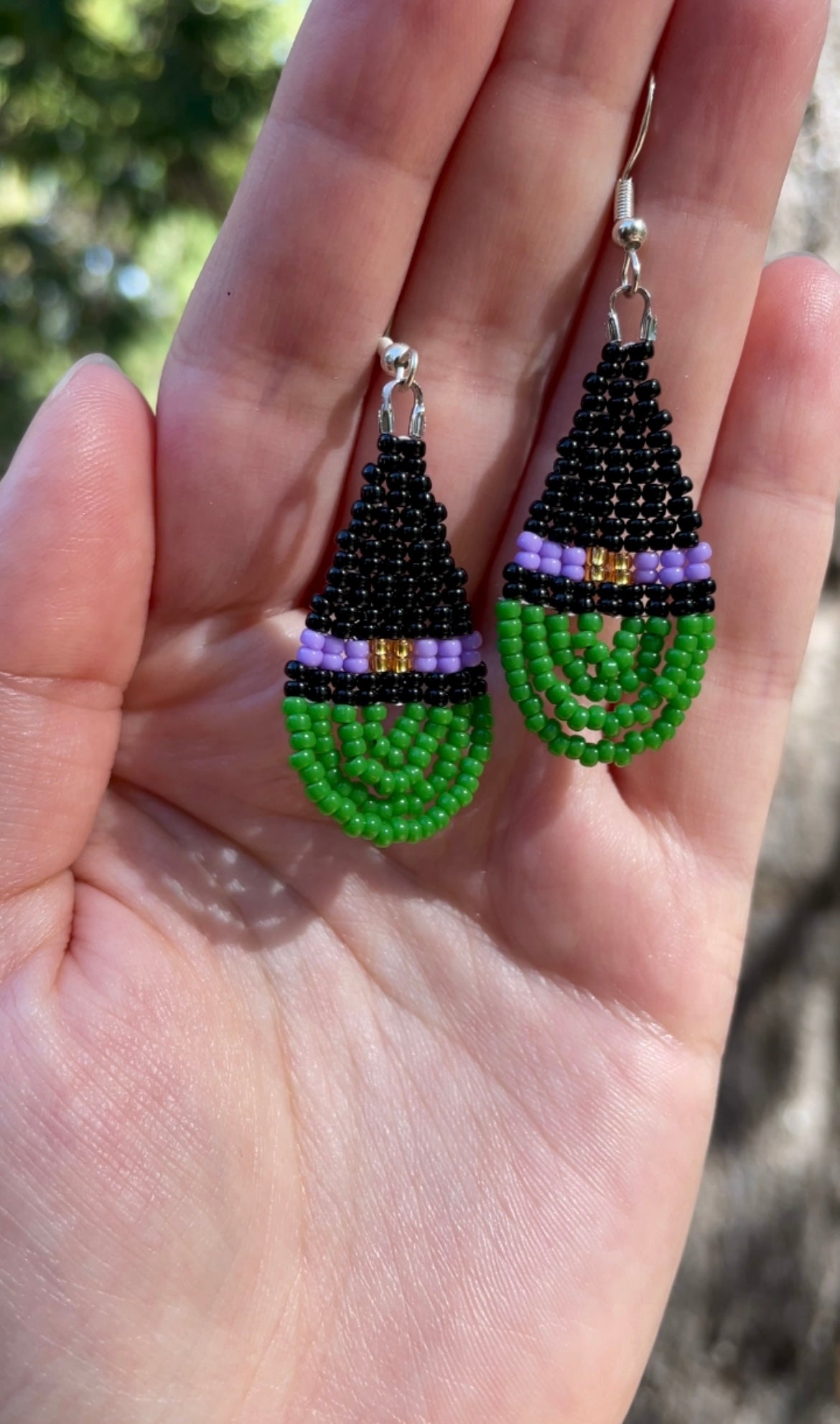 Witch Beaded Earrings