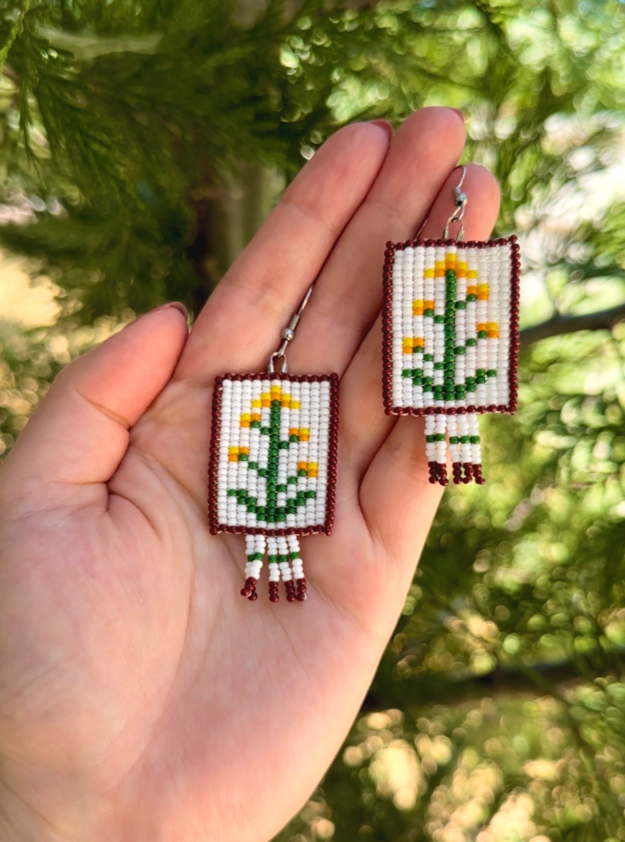 Poppy Beaded Earrings