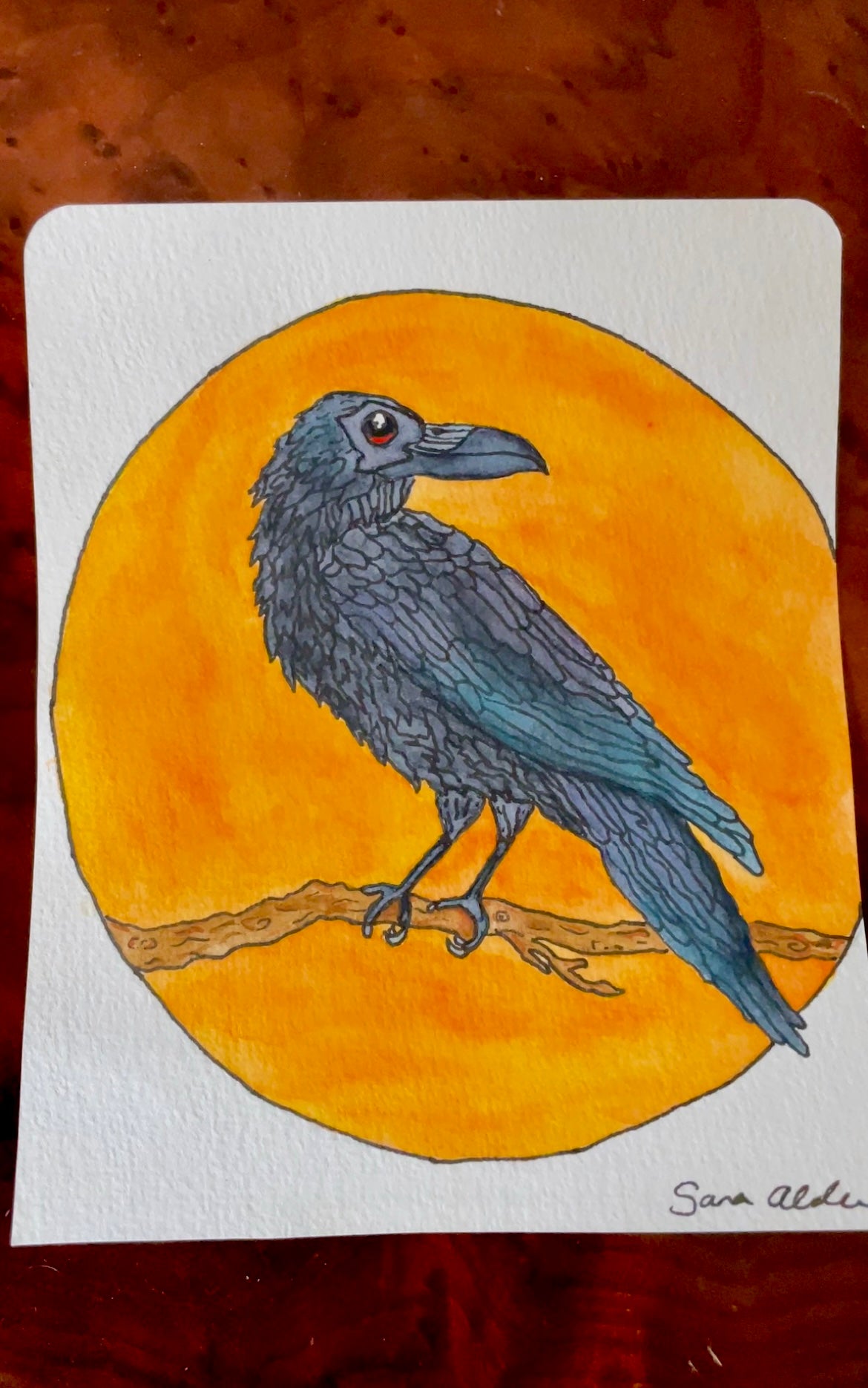 Crow Painting