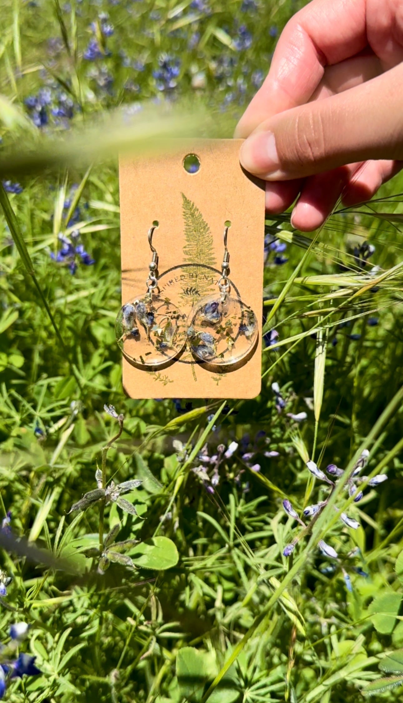 Lupine Earrings