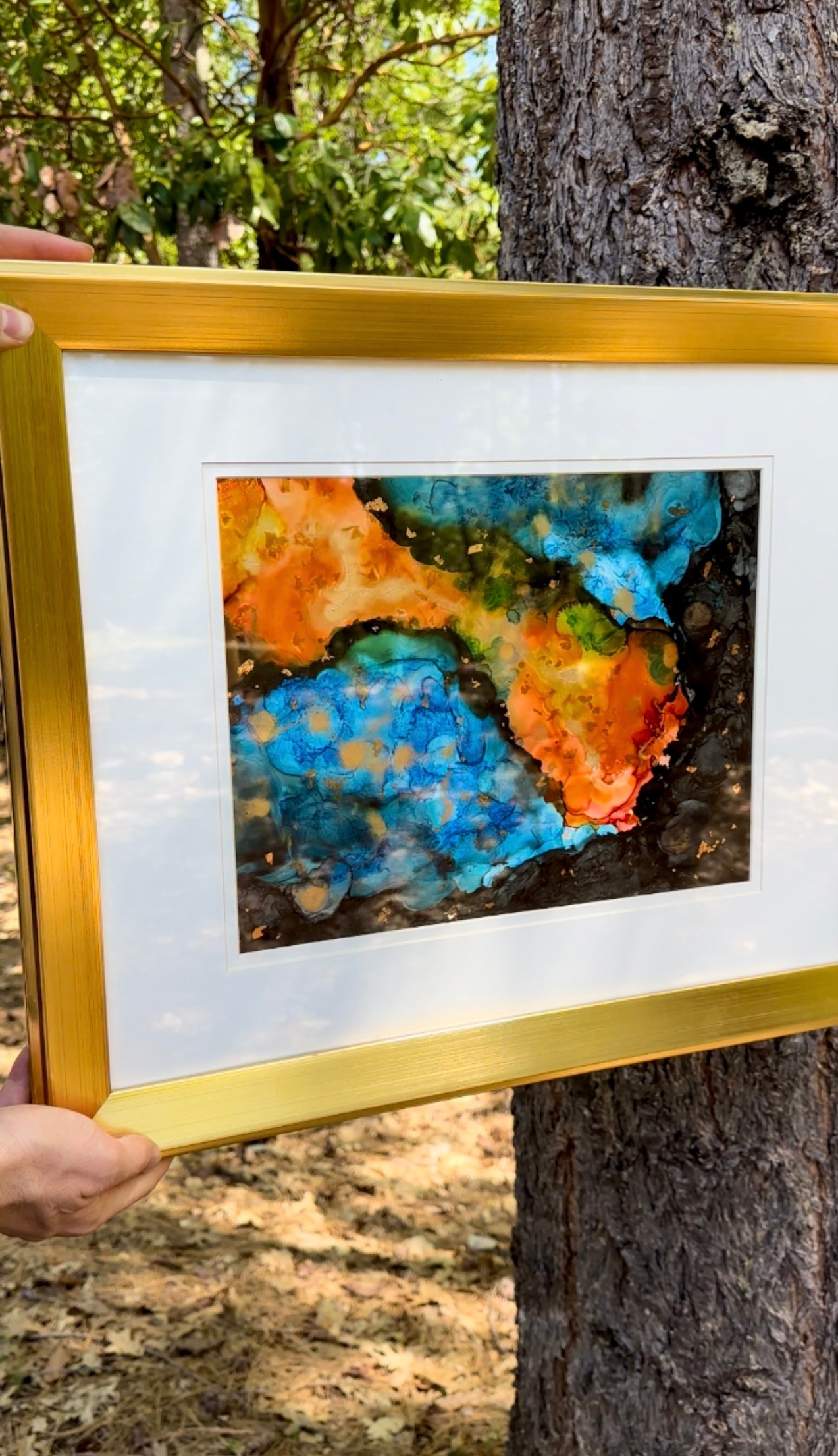 Alcohol Ink Painting