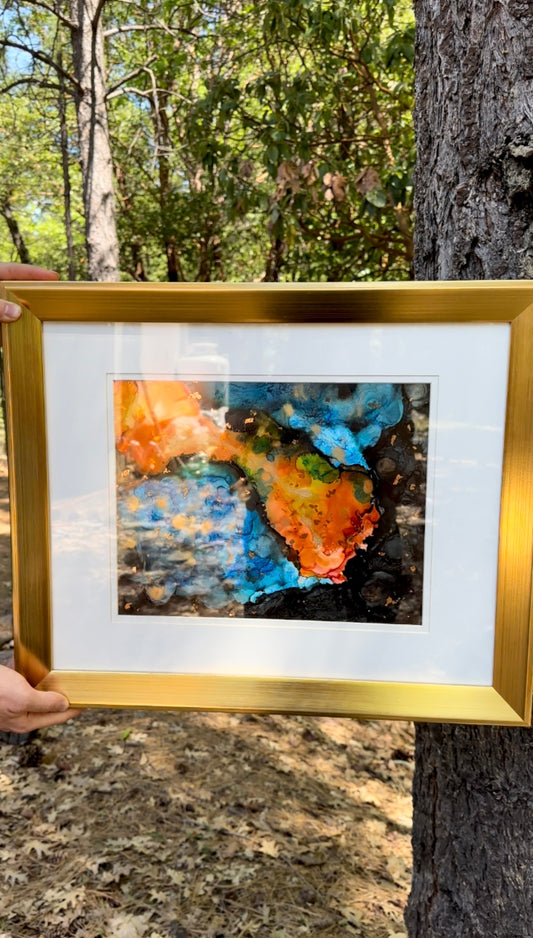 Alcohol Ink Painting