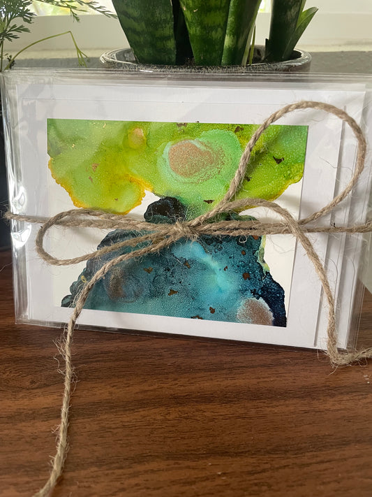 Bundle 1 Alcohol Ink Cards