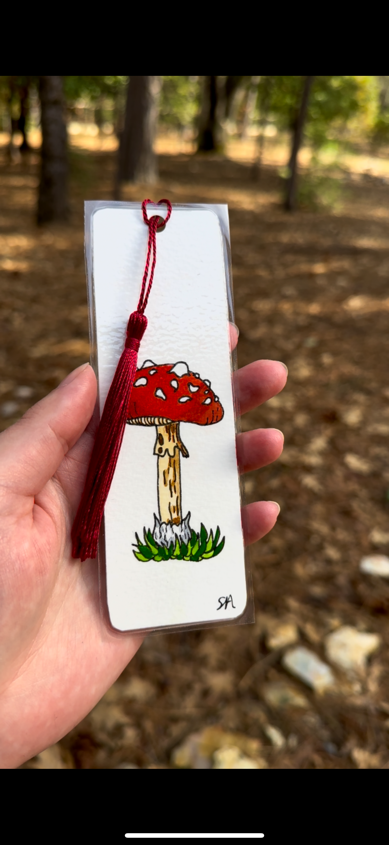 Red Mushroom Bookmark