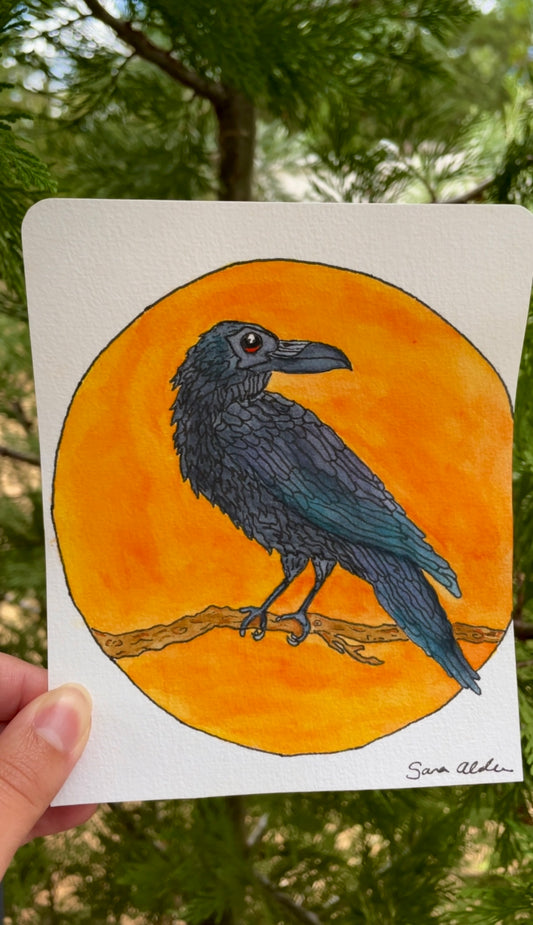 Crow Painting