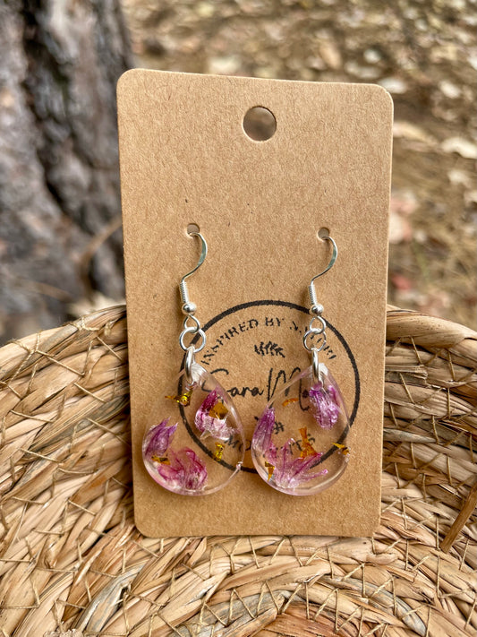 Chive Flower Earrings