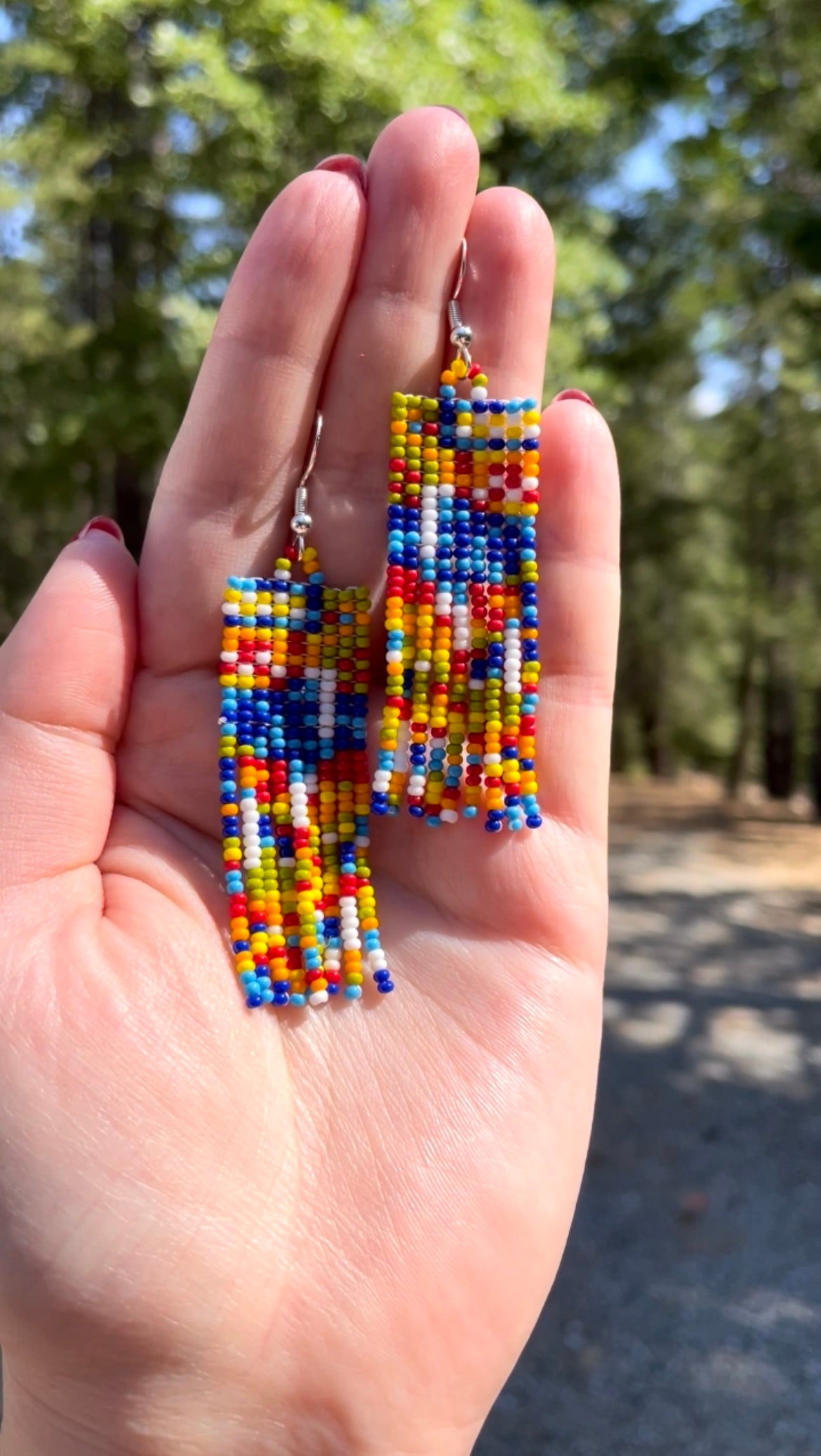 Colorful Beaded Earrings