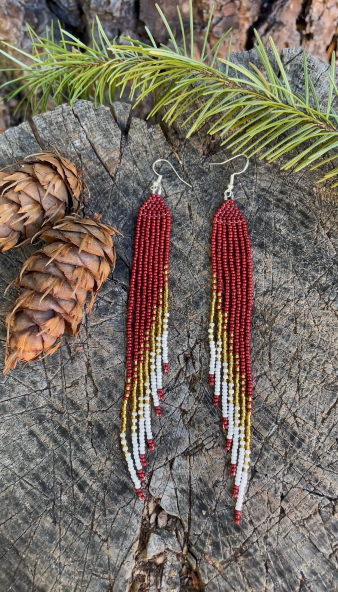 Long Beaded Earrings