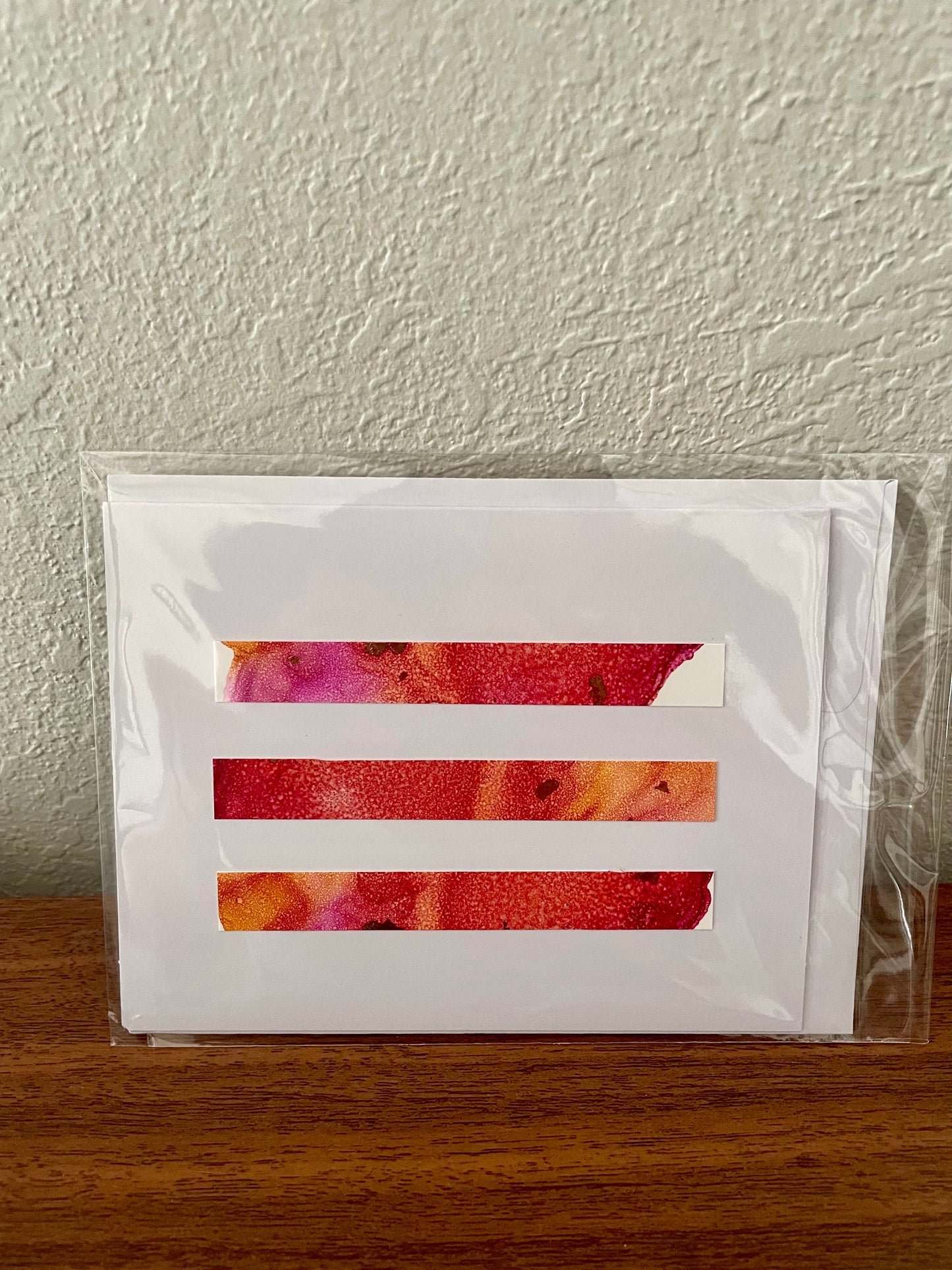 Geometric Alcohol Ink Cards