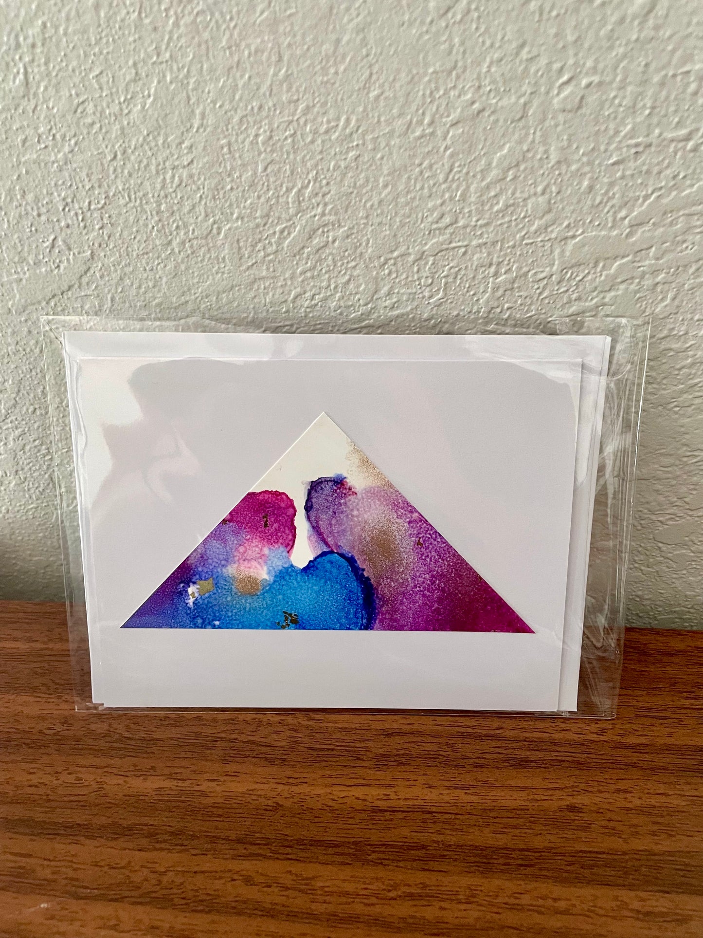 Geometric Alcohol Ink Cards