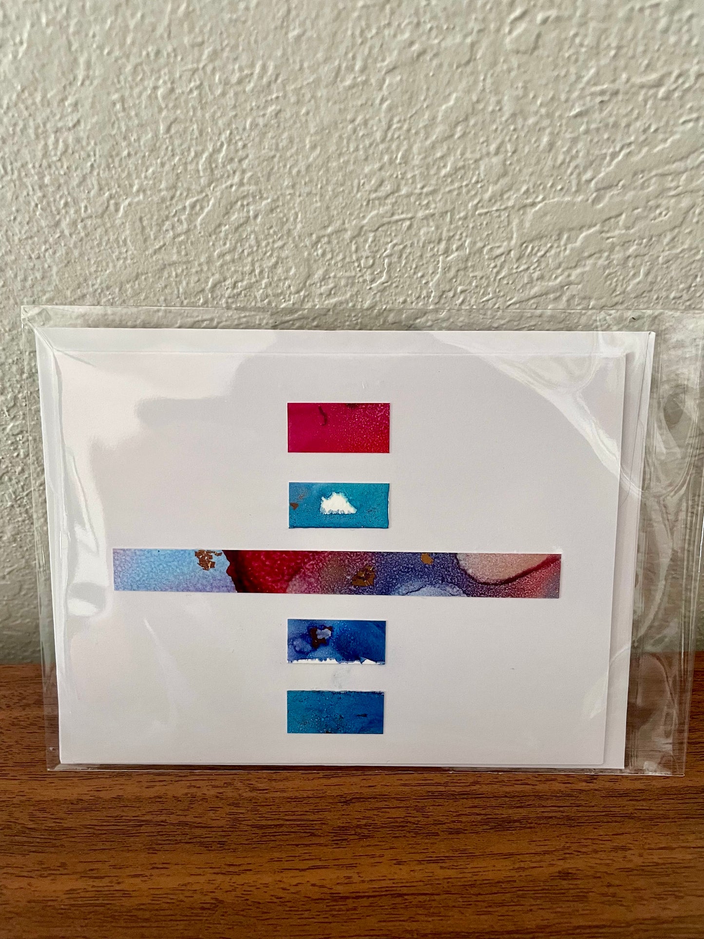 Geometric Alcohol Ink Cards