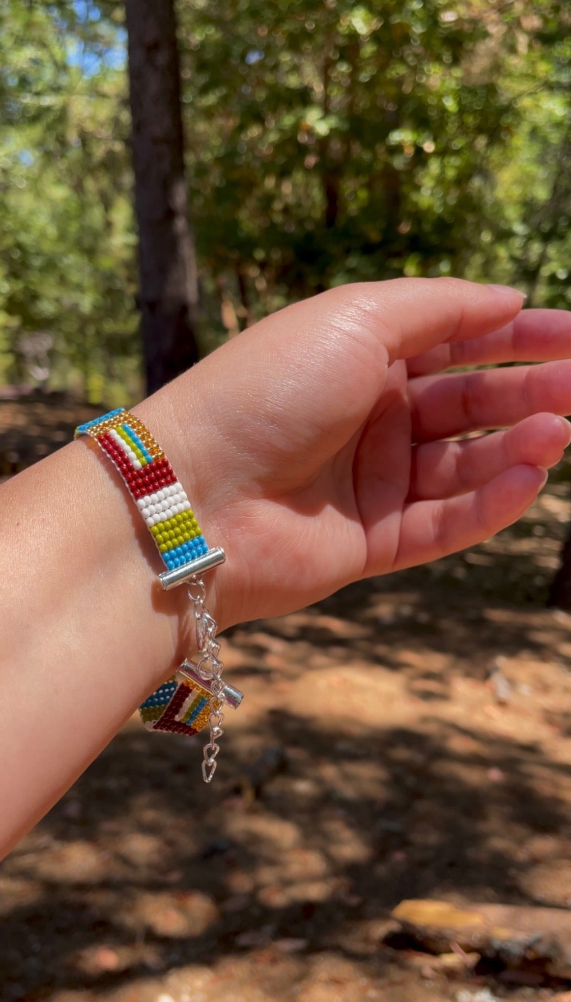 Geometric Beaded Bracelet