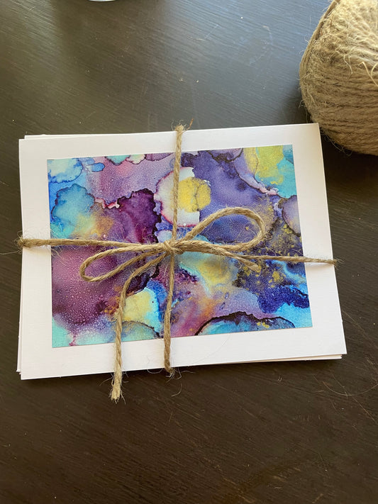 Alcohol Ink Cards (Bundle 3)